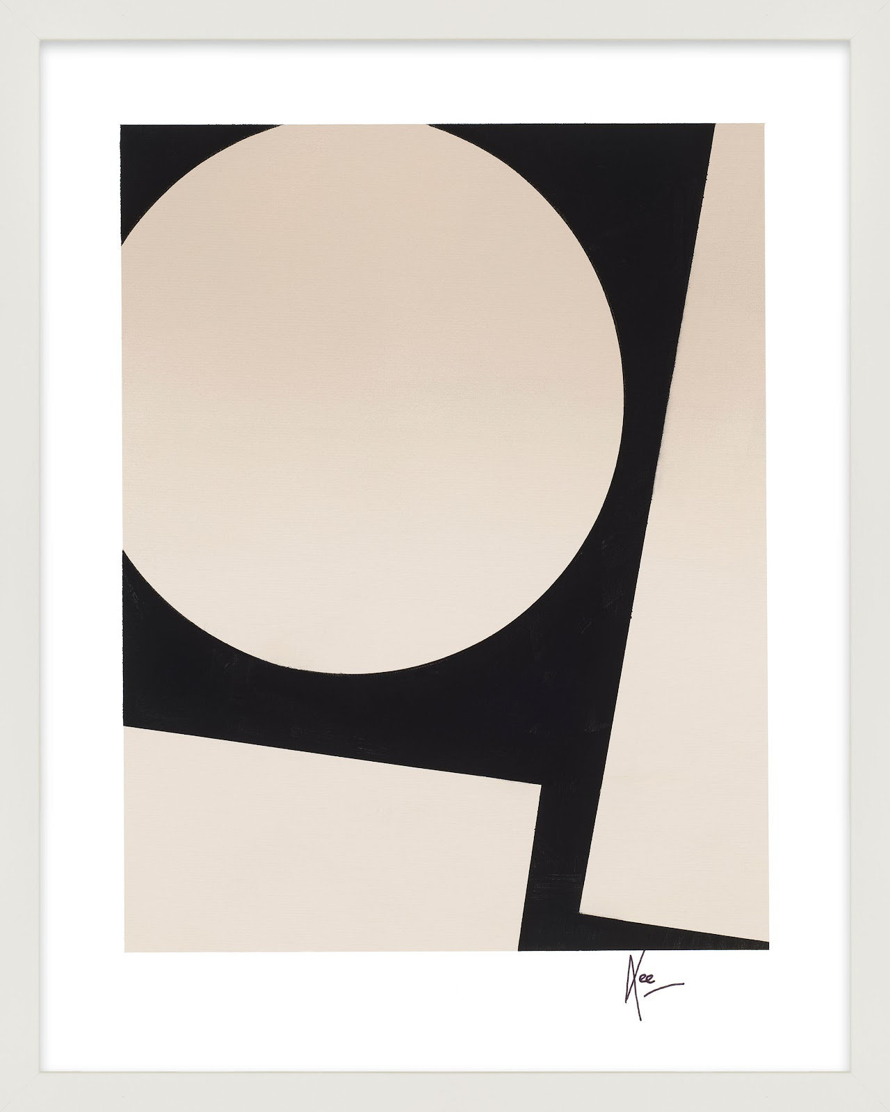 You And Me 2 by Lee Lessem, White, 38" H x 30" W x 1.25" D