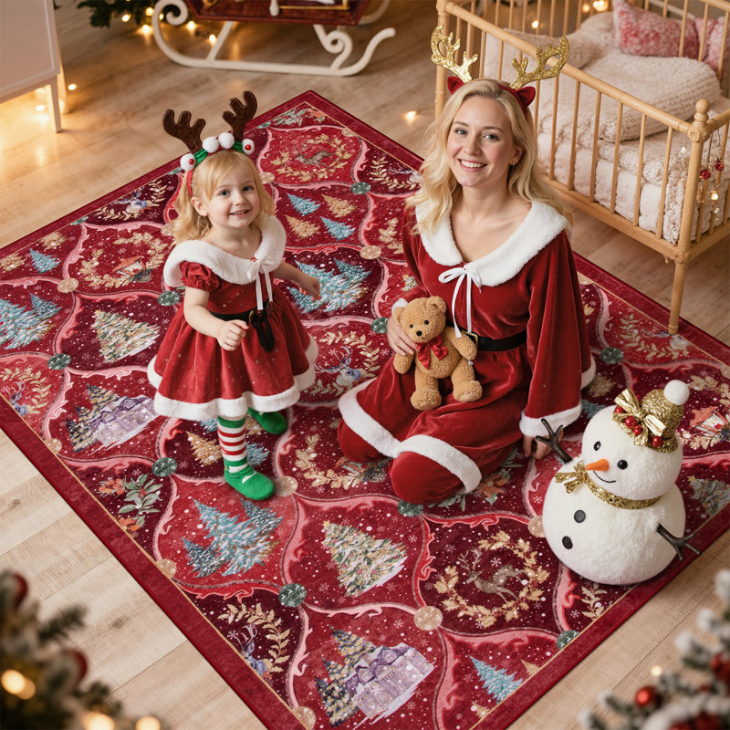 Tapis de Noël Laraven, Rectangle 5 pi x 7 pi