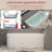 67'' Freestanding Soaking Tub Right Drain Acrylic Corner Bathtub with Overflow & Pop-up Drain