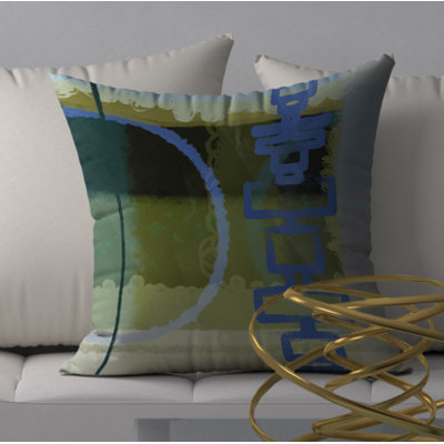 Abstract Throw Pillow