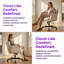 Chaise de bureau en chenille pivotante à hauteur réglable, chaise de bureau avec accoudoirs convertibles-128513739