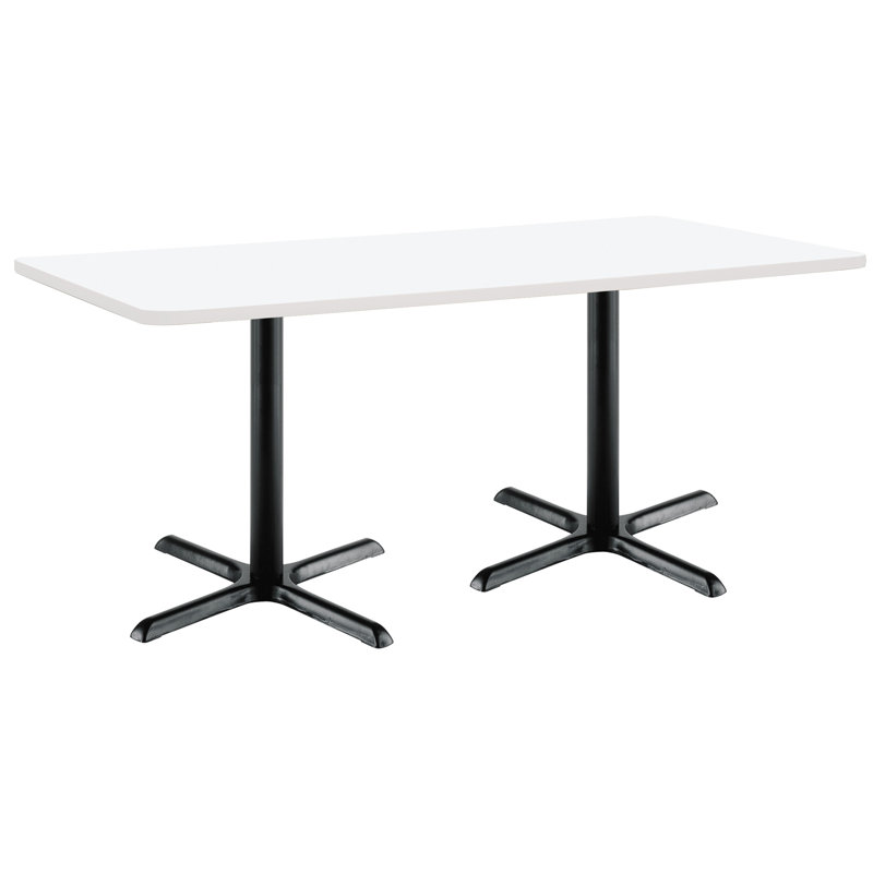 Mode Breakroom Table, Designer White, 29" H x 72" L x 30" W