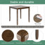Ensemble de table de salle à manger 5 pièces à hauteur de comptoir avec 4 chaises