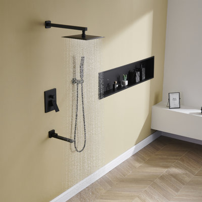 Système de douche complet avec valve brute