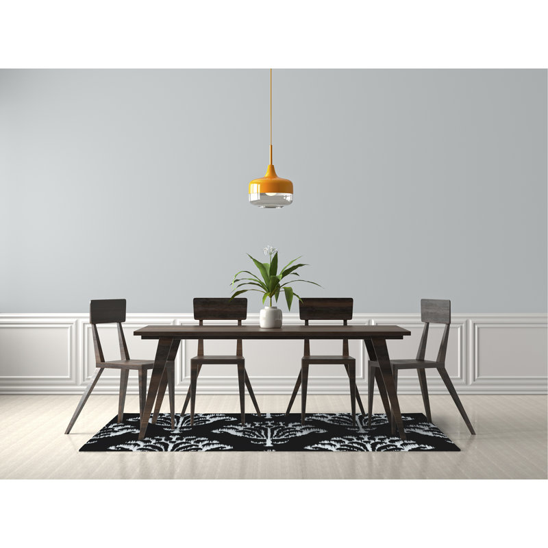 Kimberli Chenille Floral Indoor Rug, Rectangle 5' x 7'