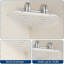 Stainless Steel Drill / Screw Bathroom Shelves