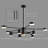 10-Light 30.7" Modern Sputnik LED Chandelier