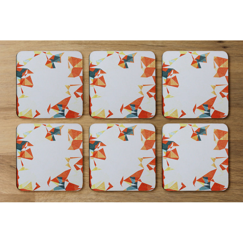 Square 6 Piece Coaster Set