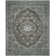 Samaniego Hand Tufted Viscose/Wool Oriental Rug in Dark Gray