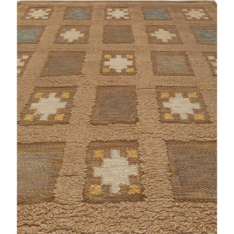 Vintage One-of-a-Kind Rectangle 4'4" X 7'3" Area Rug