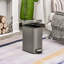 Calmar Steel Step On Kitchen Trash Can - 5L-1065943612