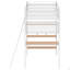 Lit mezzanine simple à 3 tablettes William