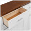 Lit simple bourgogne Murphy avec 3 tiroirs