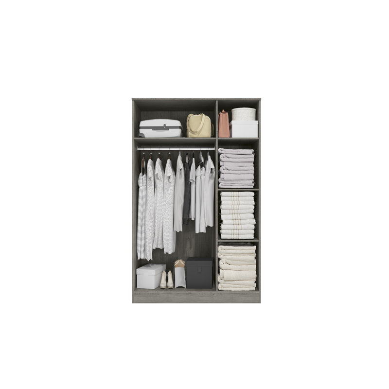 Lonnay 3 Door Solid Wood Wardrobe