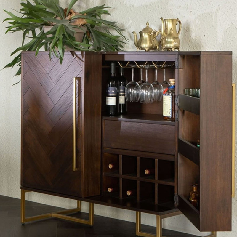 Armoire d'appoint légère et luxueuse