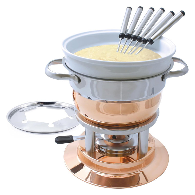 Lausanne 11-Piece Fondue Set - Copper