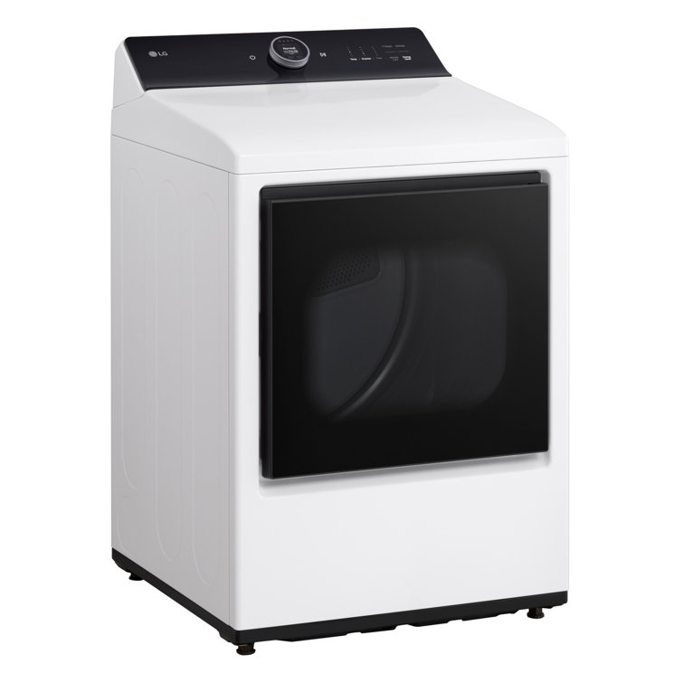 LG 7.3 cu.ft. Ultra Large High Efficiency Electric TurboSteam™ LG EasyLoad™ Door, Wi-Fi Connectivity