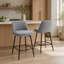 Tabouret de bar et de comptoir pivotant de 25,6 po Deboroh-192839007