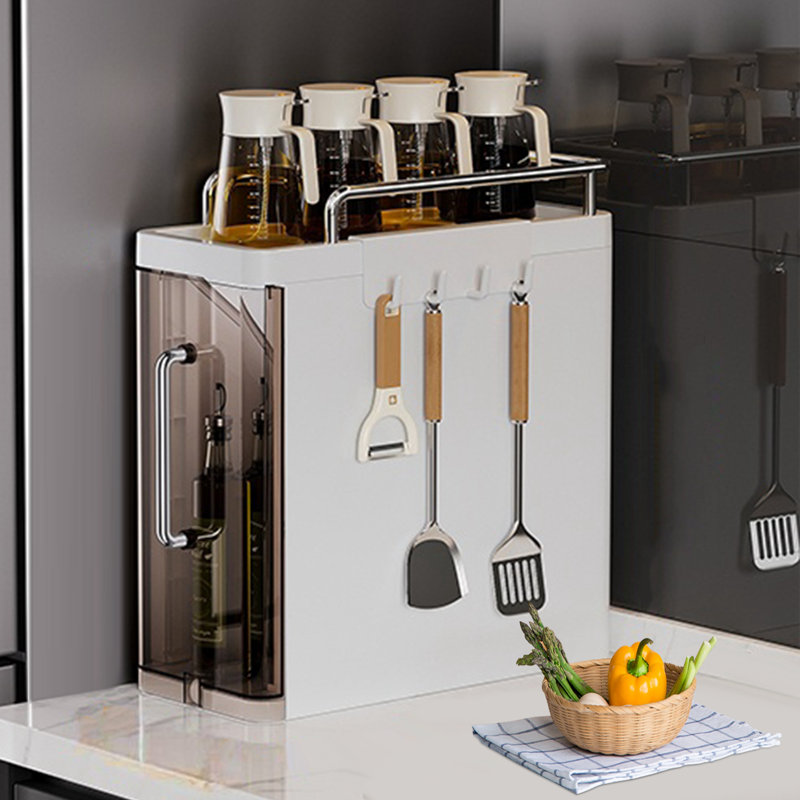 Freestanding Spice Rack, 34cm H x 15.5cm W x 35.5cm D