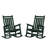 Wolak HDPE Oversized Modern Rocking Adirondack Chair(Set Of 2)-2004580094