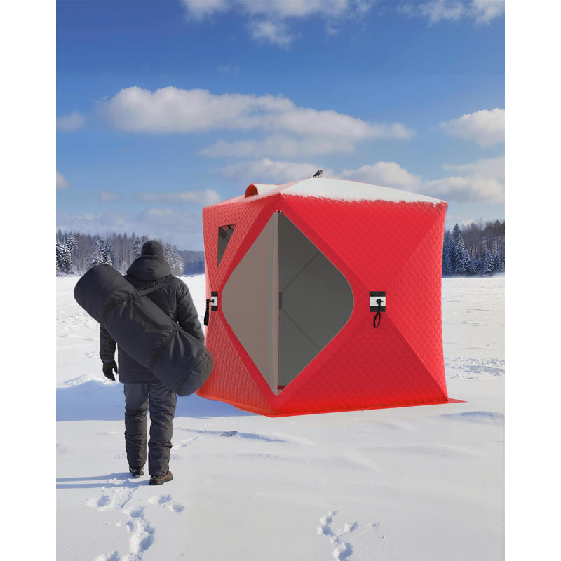 3 Person Tent, Red