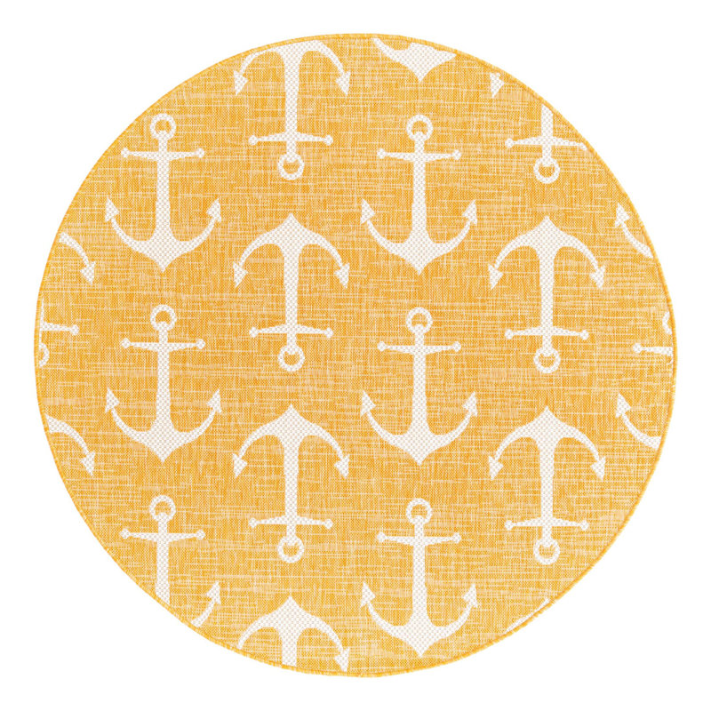 Indoor / Outdoor Rug, Round 5'3"