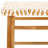 Kazbah Upholstered Counter Stool with Solid Wood Frame