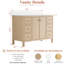  Meuble-lavabo simple 48 po Kingsley