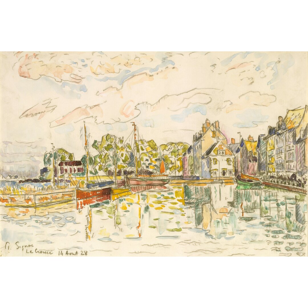 Leinwandbild Le Croisic I von Paul Signac