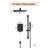 Slidea Complete Rainfall Shower System with Rough in-Valve and Slide Bar-63308436
