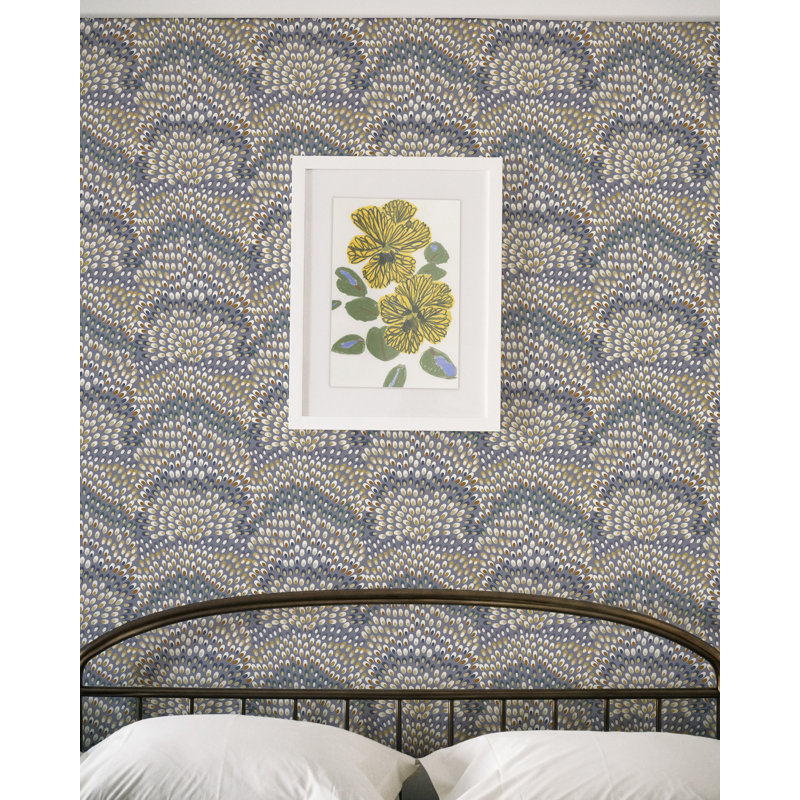 Jandaya Wallpaper, Heather, Peel & Stick, Self-adhesive