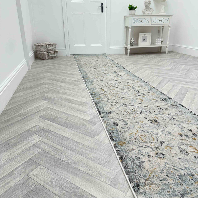 Abstract Area Rug, Runner 66 x 300 cm