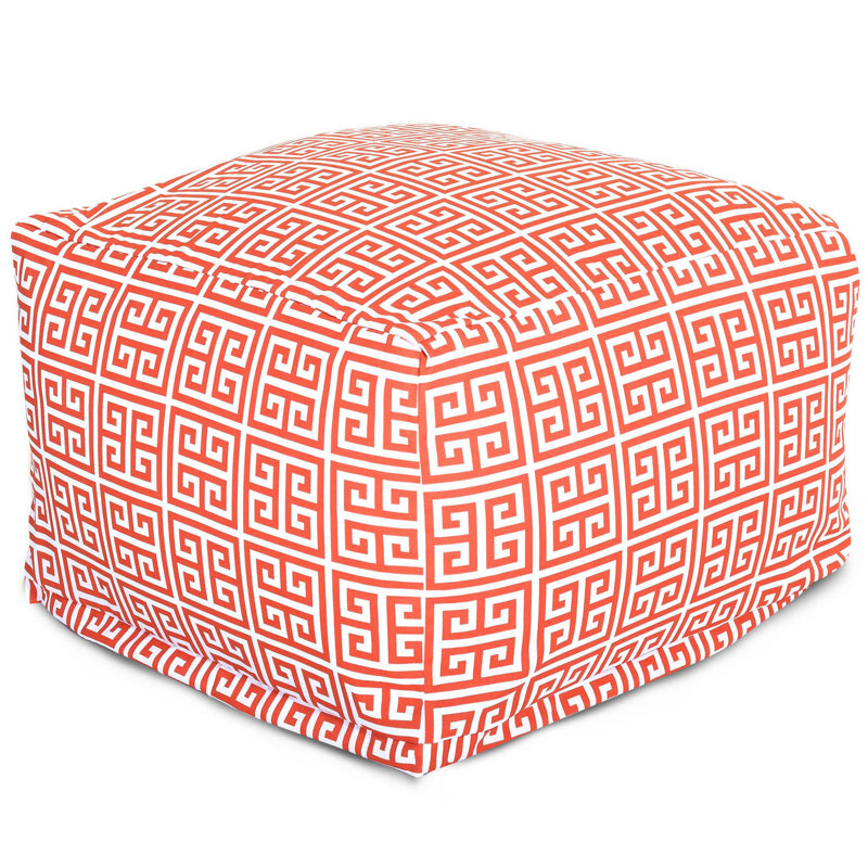 Jersi Outdoor Ottoman, Orange