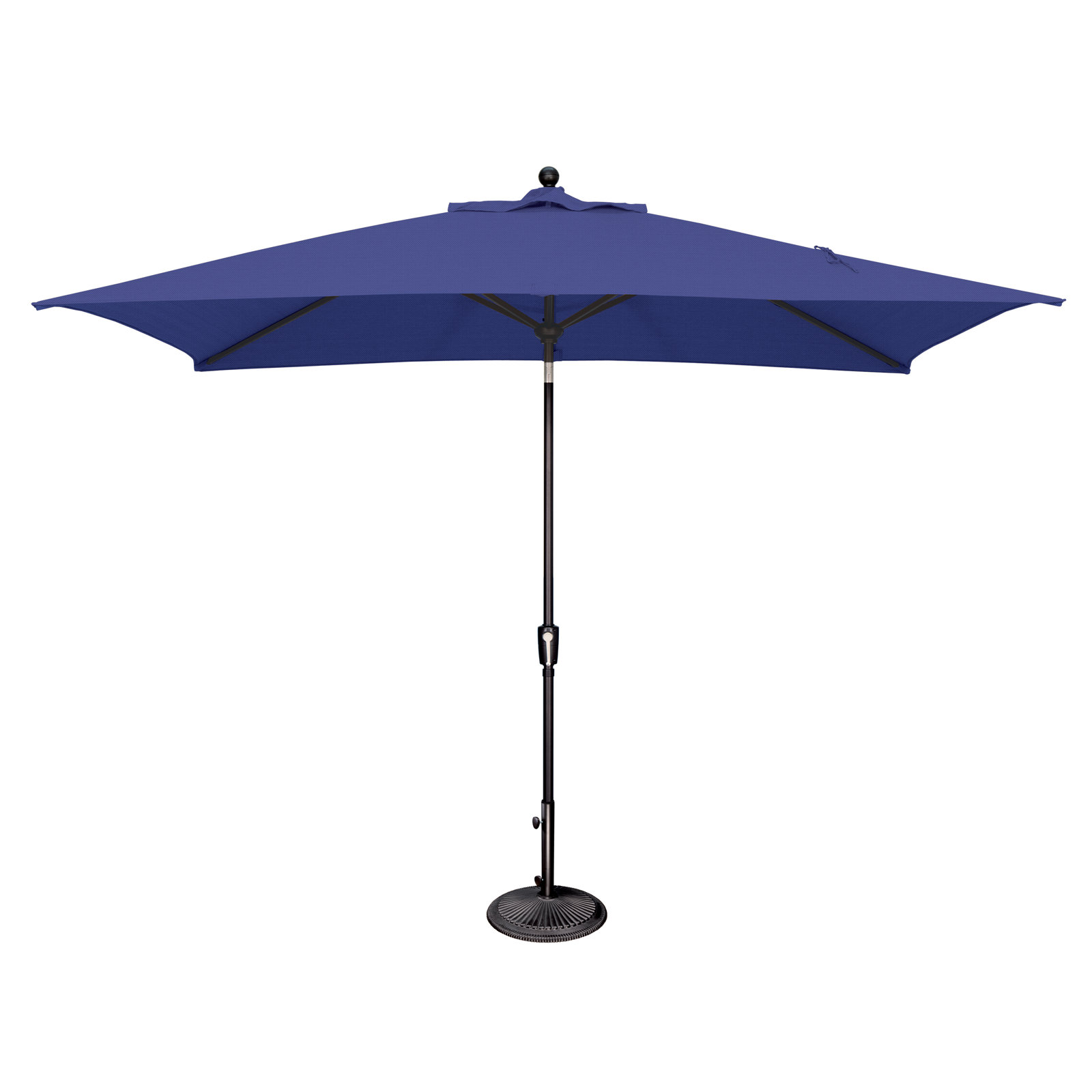 Launceston 78'' Outdoor Umbrella, Blue Sky Solefin, Black