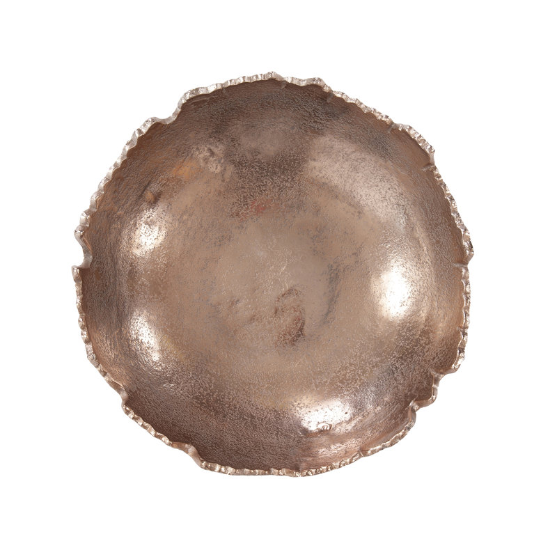 Glam Abstract Wall Decor on Metal, Silver, 4" H x 15.25" W x 15.25" D