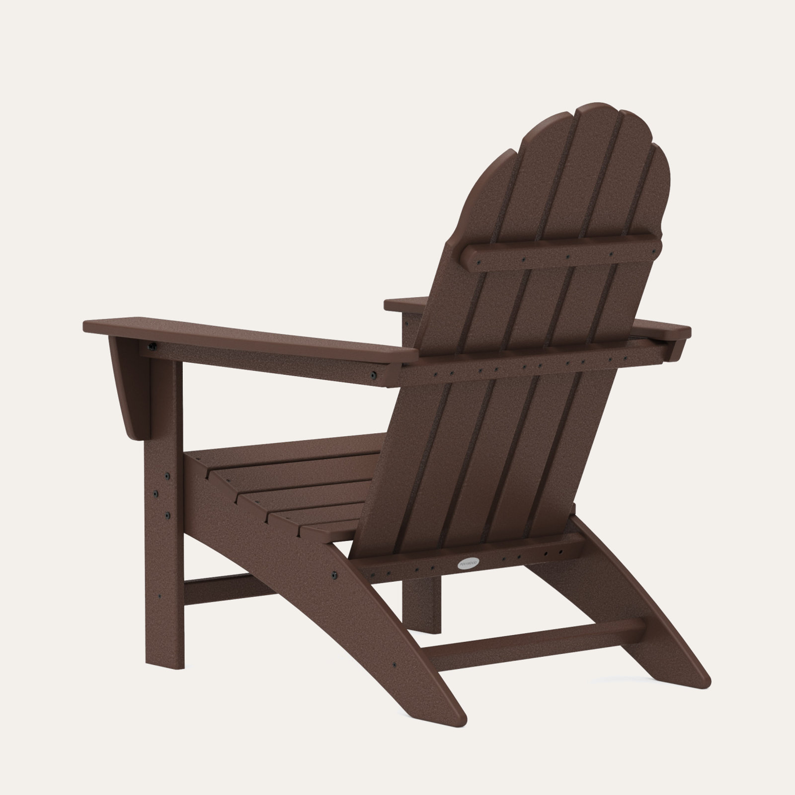 POLYWOOD® Vineyard Adirondack Chair, Mahogany