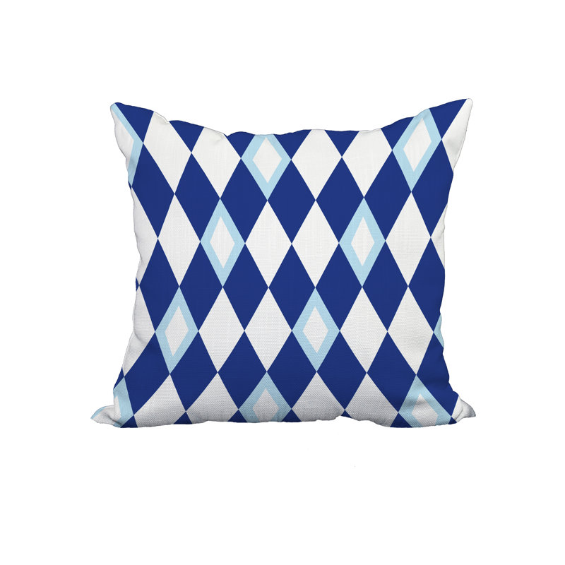 Housse et insert de coussin en coton carré , 18 po x 18 po, Bleu