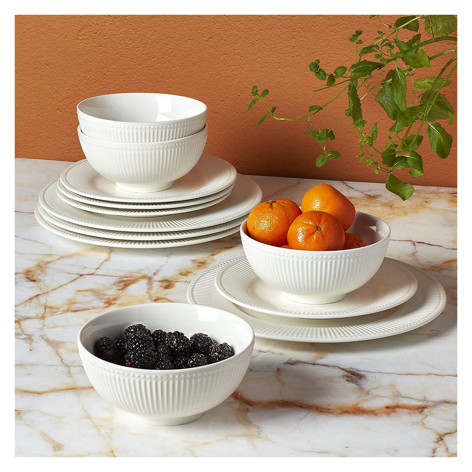 Grady Porcelain China Dinnerware Set