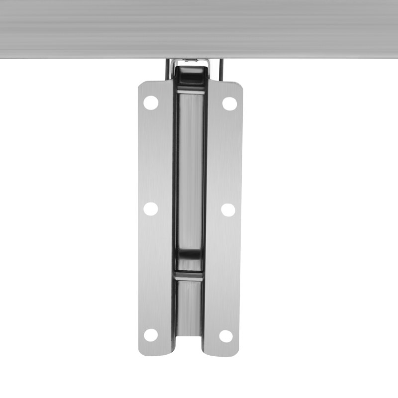 Tablette murale en acier inoxydable, H 1,57 po x l 96 po x P 12 po
