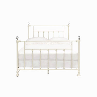 Comet White Finish Full Bed