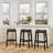 30" Bar Stool, Saddle Leather Seat-1617582675