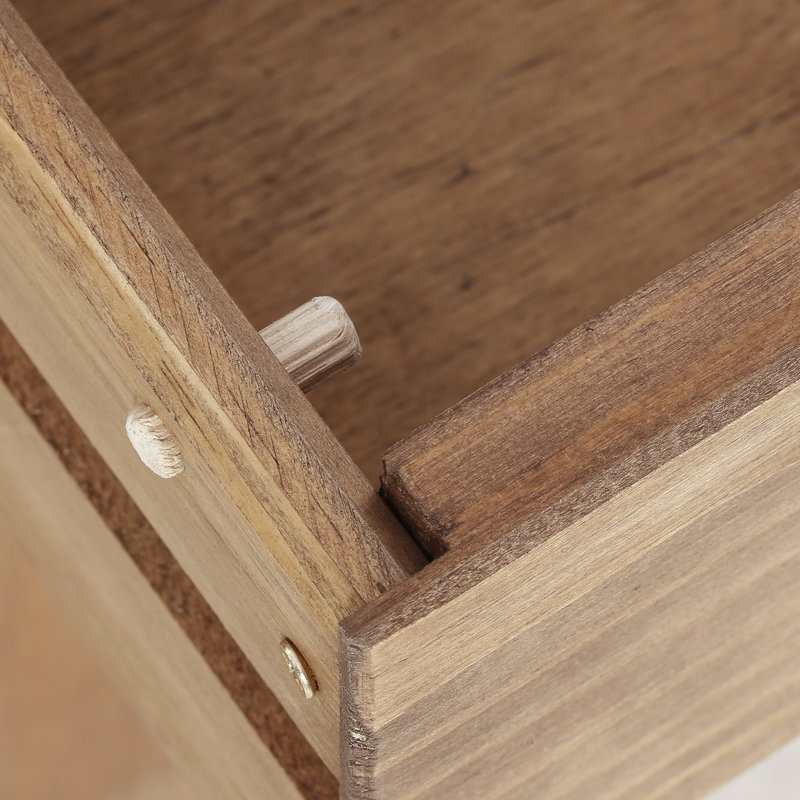 HAVANA PINE BEDSIDE CABINET, Dark Pine