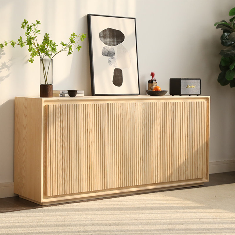 Buffet décoratif minimaliste en bois