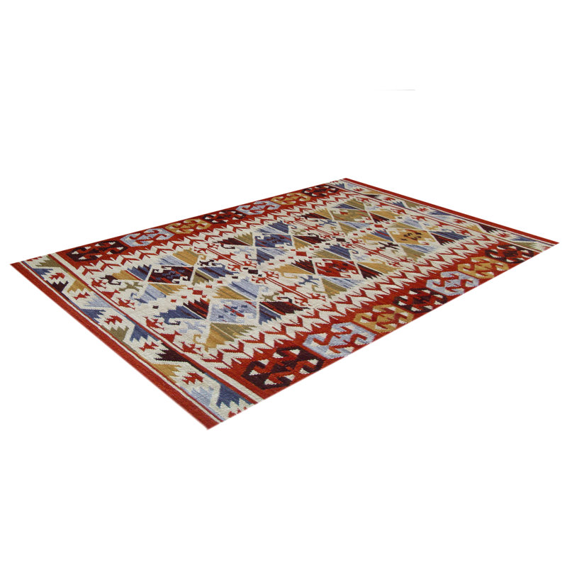 Southwestern Wool Hand Woven Area Rug, Rectangle 155 x 240cm