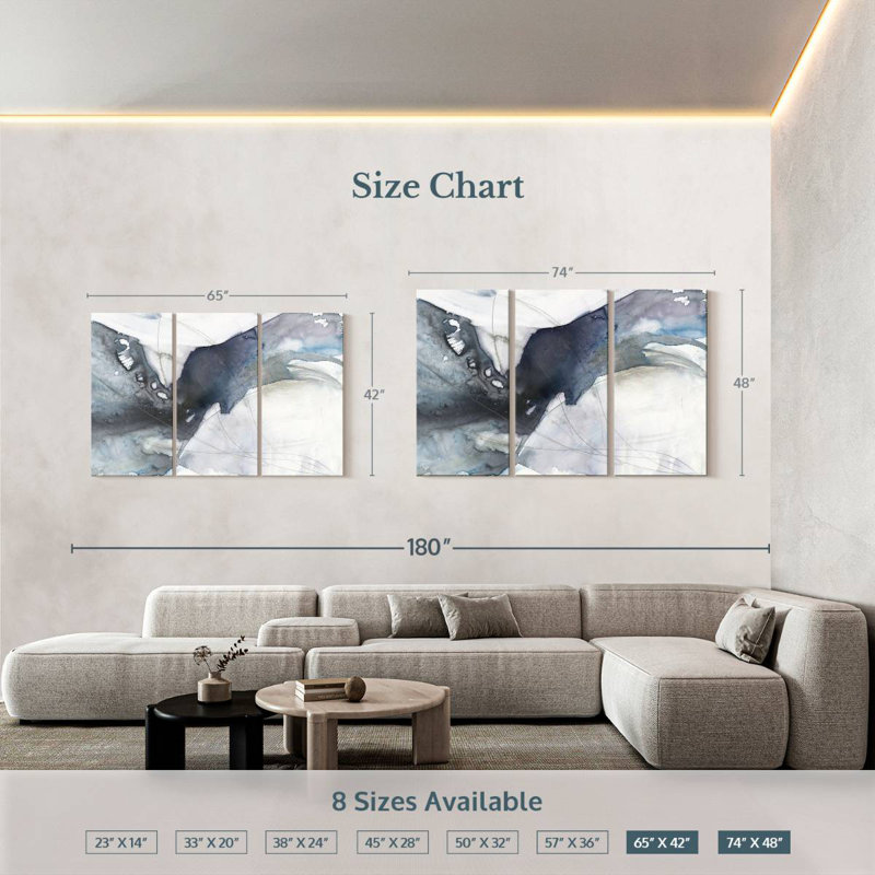 Avery Agate Wave I, 42" H x 65" W