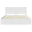  Bed Frame With Headboard White 120 X 190 Cm Solid Pine Wood-828341513-828341563