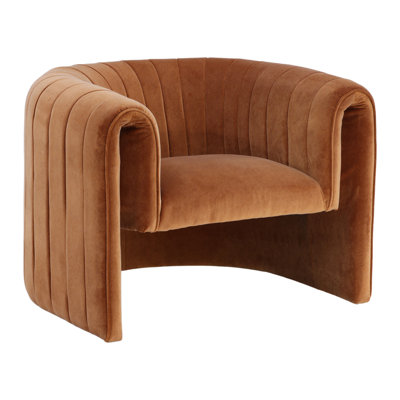 Bobbie Polyester Occasional Chair, Opal Ginger