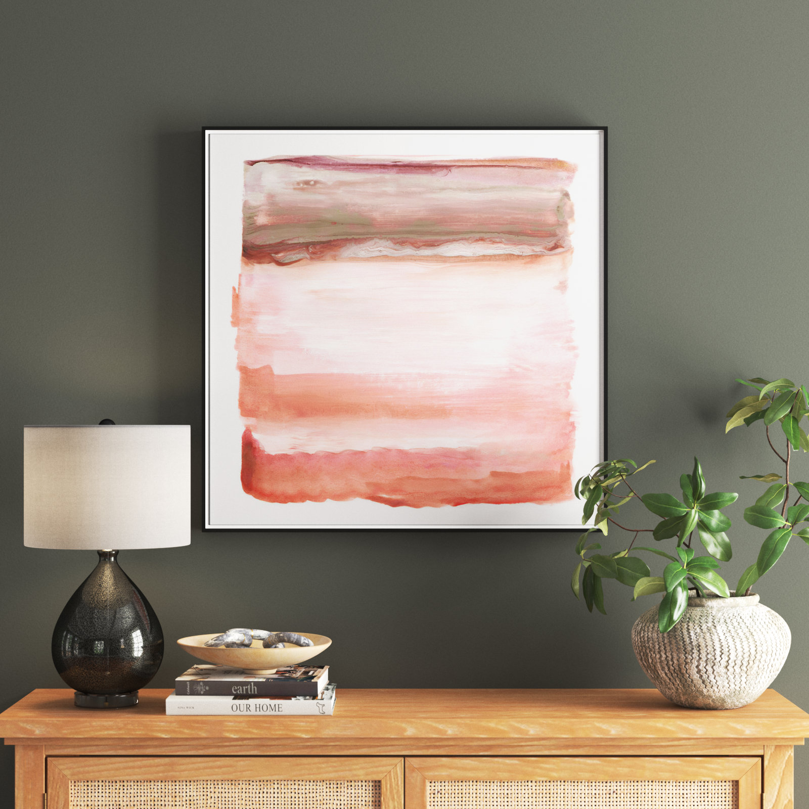 Lakeland "Boho Sky I" Print by Nan, 31.5" H x 31.5" W x 2" D, Black