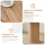 Table ronde pour 2 personnes, table de cuisine moderne compacte de 80 cm (31,5 pouces) avec pied central, gain de place, idéale pour un appartement ou une maison.-1152944491-1152944488