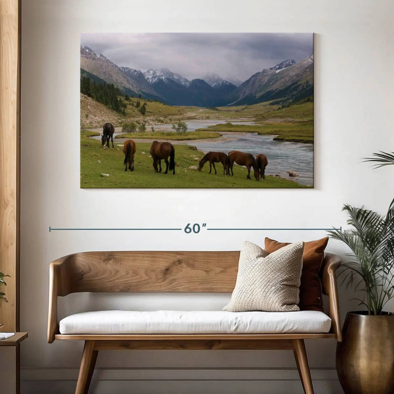 Karakol Horses, 32" H x 48" W